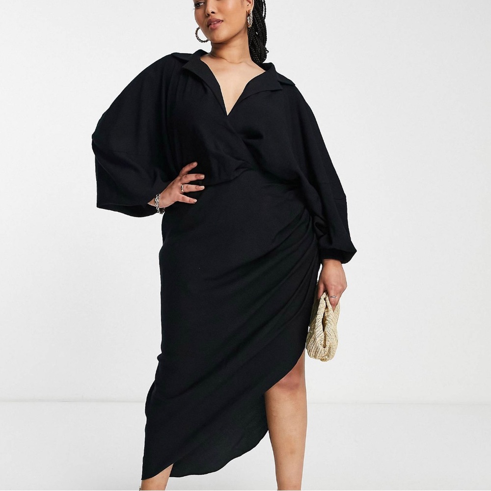 ASOS Curve Midi Shirt Dress